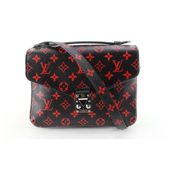 Louis Vuitton Limited Edition Monogram Infrarouge Canvas Pochette Metis Bag